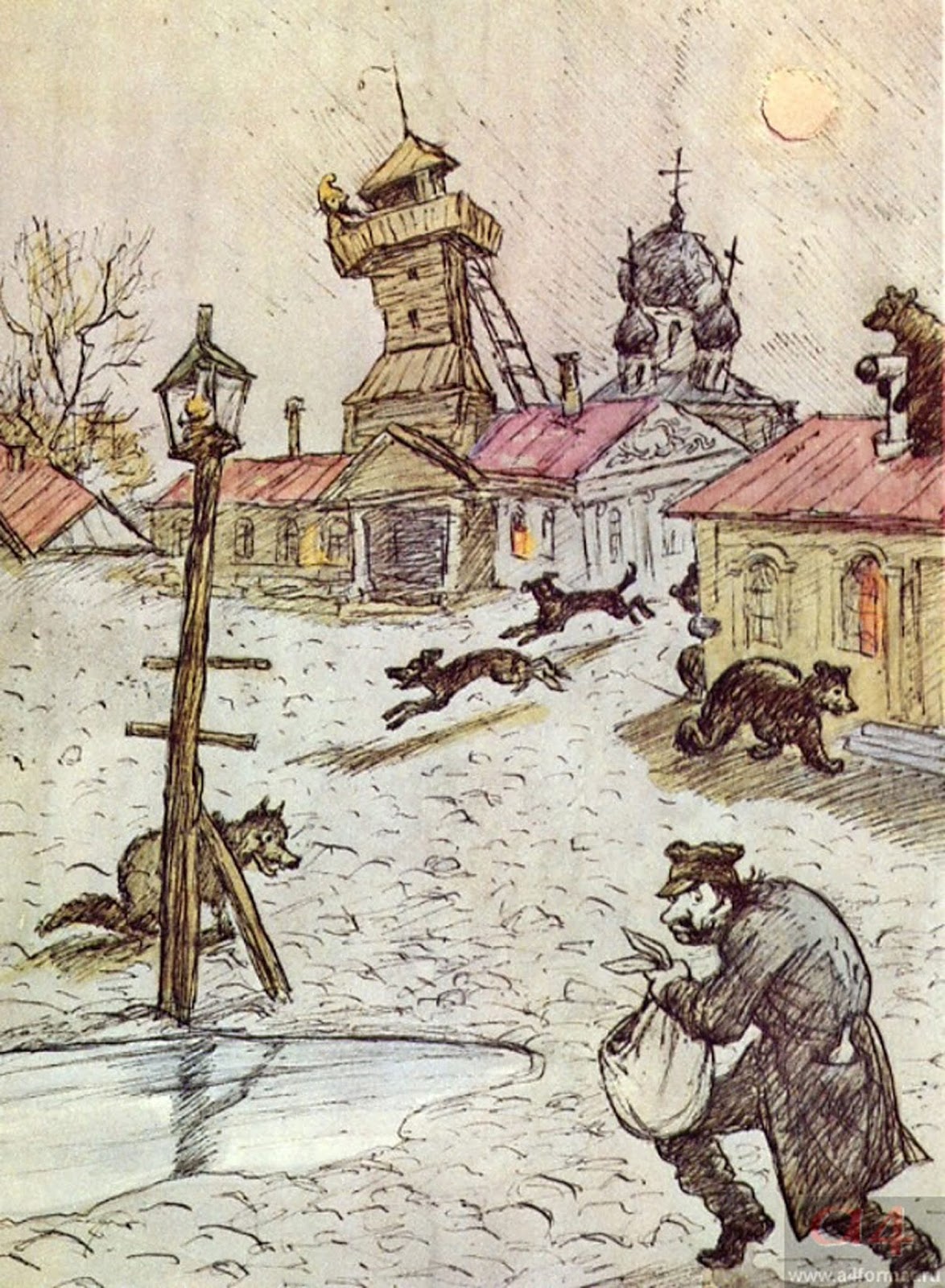 Иллюстрации к истории одного города Салтыкова-Щедрина